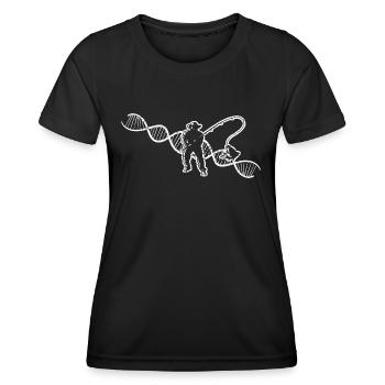 Pêche Hameçon Pêche Pêche Pêche Pêche Pêche Pêche - T-shirt sport Femme - noir - Devant - AI Model Female 172 light (172cm)
