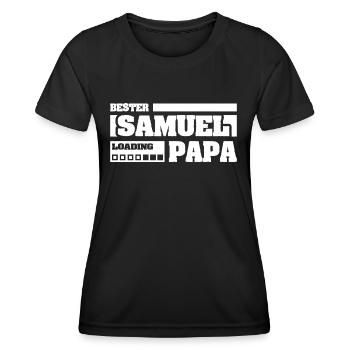 Vorname Samuel - Frauen Funktions-T-Shirt - Schwarz - Vorne - AI Model Female 172 light (172cm)