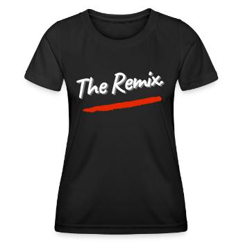 Vater-Sohn-Partnerlook mit The Remix The Original - Frauen Funktions-T-Shirt - Schwarz - Vorne - AI Model Female 172 light (172cm)