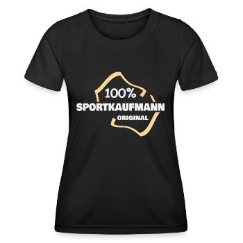 Profession Assistante de Gestion du Sport - T-shirt sport Femme - noir - Devant - AI Model Female 172 light (172cm)