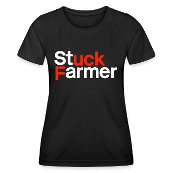 uk Politics starmer - Women's Functional T-Shirt - black - Front - AI Model Female 172 light (172cm)