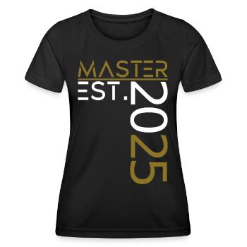 Master est. 2025 - Frauen Funktions-T-Shirt - Schwarz - Vorne - AI Model Female 172 light (172cm)