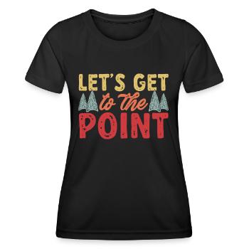 Arrowhead Hunting Pfeilspitzen Sammler - Frauen Funktions-T-Shirt - Schwarz - Vorne - AI Model Female 172 light (172cm)
