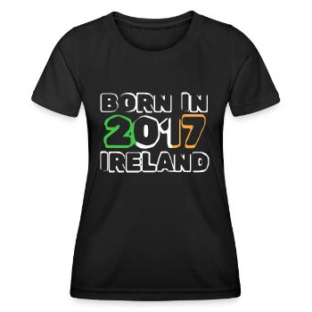 Irlande 2017 - T-shirt sport Femme - noir - Devant - AI Model Female 172 light (172cm)