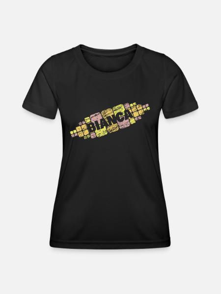 Mutter Bianca - Frauen Funktions-T-Shirt - Schwarz