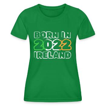 2022 - Women's Functional T-Shirt - kelly green - Front - AI Model Female 172 dark (172cm)