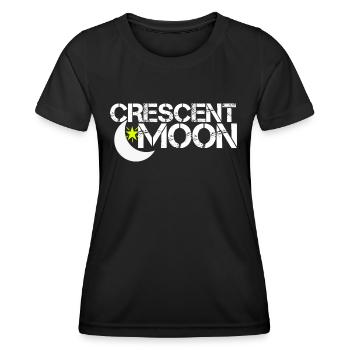 Crescent Moon - Women's Functional T-Shirt - black - Front - AI Model Female 172 light (172cm)