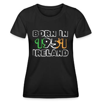 Irlande 1951 - T-shirt sport Femme - noir - Devant - AI Model Female 172 light (172cm)