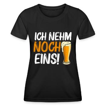 Ich nehm noch eins! - Frauen Funktions-T-Shirt - Schwarz - Vorne - AI Model Female 172 light (172cm)