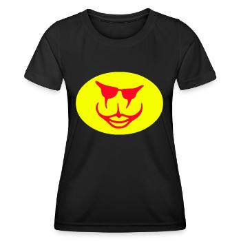 Été - T-shirt sport Femme - noir - Devant - AI Model Female 172 light (172cm)
