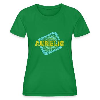 Activité Aurelio - T-shirt sport Femme - vert - Devant - AI Model Female 172 dark (172cm)