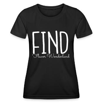 magical recipes present idea present - Women's Functional T-Shirt - black - Front - AI Model Female 172 light (172cm)