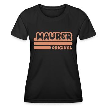 Bricklayer - Women's Functional T-Shirt - black - Front - AI Model Female 172 light (172cm)
