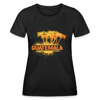 Party Guatemala - Frauen Funktions-T-Shirt - Schwarz - Vorne - AI Model Female 172 light (172cm)