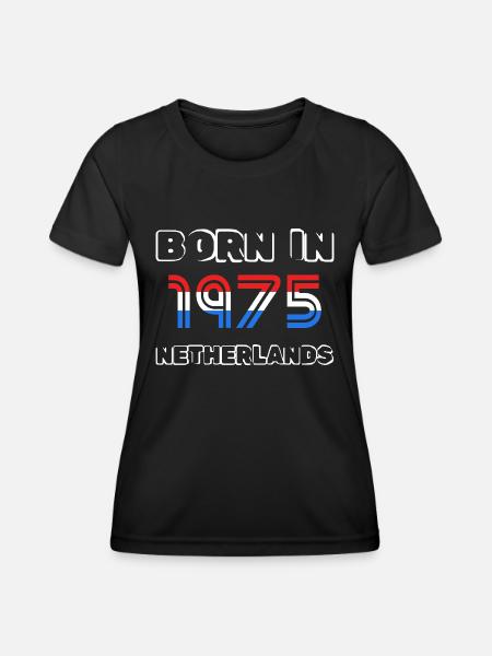 Netherlands 1975 - Women's Functional T-Shirt - black