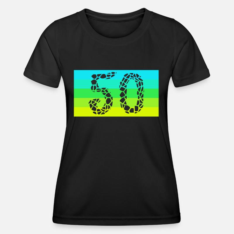 50 - Women's Functional T-Shirt - black