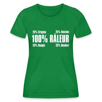 Raleu - T-shirt sport Femme - vert - Devant - AI Model Female 172 dark (172cm)