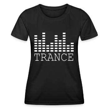 Trance - Frauen Funktions-T-Shirt - Schwarz - Vorne - AI Model Female 172 light (172cm)