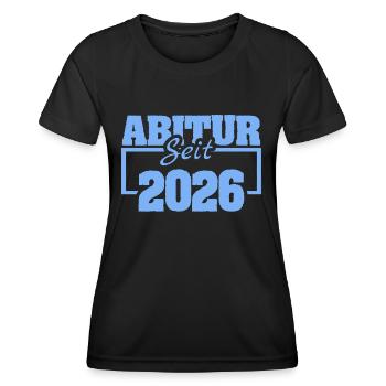 2026 - Frauen Funktions-T-Shirt - Schwarz - Vorne - AI Model Female 172 light (172cm)