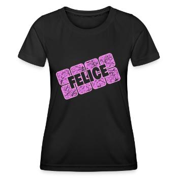 Valentine's Day Felice - Women's Functional T-Shirt - black - Front - AI Model Female 172 light (172cm)