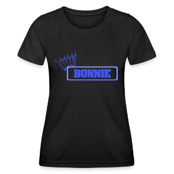 Schwester Bonnie - Frauen Funktions-T-Shirt - Schwarz - Vorne - AI Model Female 172 light (172cm)