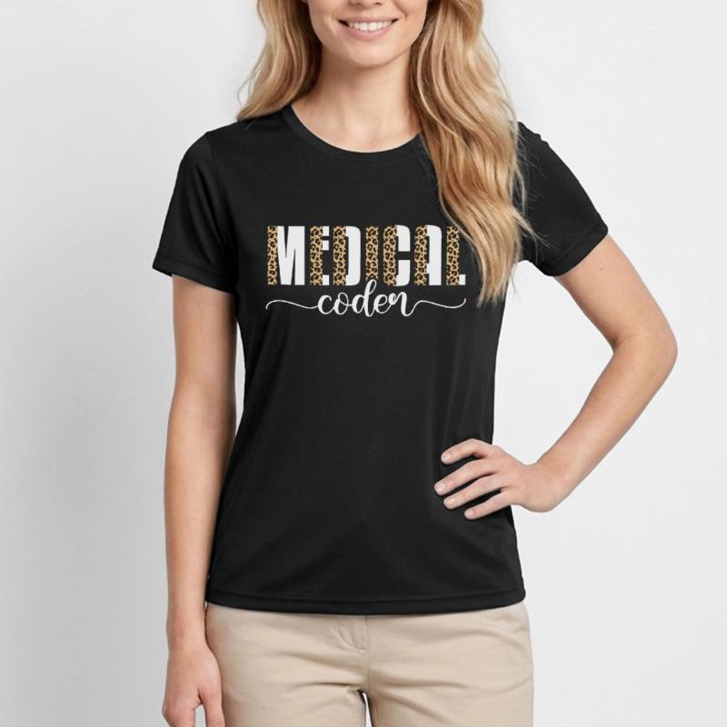 medical coder Design for a medical coder Women's Functional T-Shirt