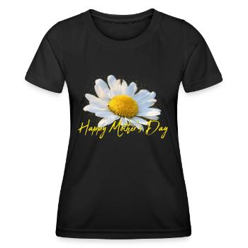 happy mothers day Happy Mother's day - Women's Functional T-Shirt - black - Front - AI Model Female 172 light (172cm)