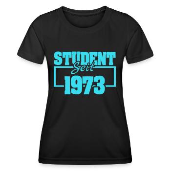 seit 1973 - Frauen Funktions-T-Shirt - Schwarz - Vorne - AI Model Female 172 light (172cm)