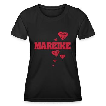 Geschenk für Mareike - Frauen Funktions-T-Shirt - Schwarz - Vorne - AI Model Female 172 light (172cm)