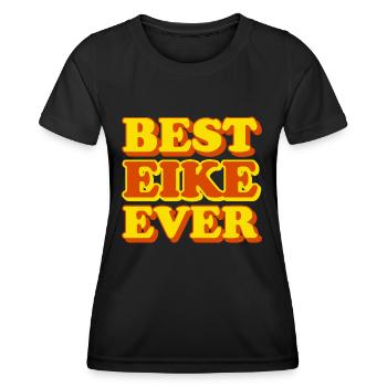 Eike first name funny gift - Women's Functional T-Shirt - black - Front - AI Model Female 172 light (172cm)