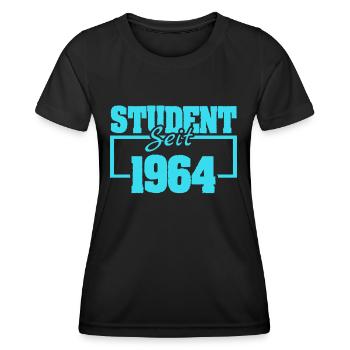seit 1964 - Frauen Funktions-T-Shirt - Schwarz - Vorne - AI Model Female 172 light (172cm)