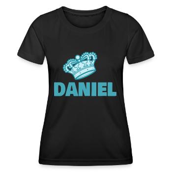 Geschenk für Daniel - Frauen Funktions-T-Shirt - Schwarz - Vorne - AI Model Female 172 light (172cm)