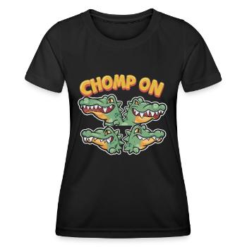 ALLIGATORS - T-shirt sport Femme - noir - Devant - AI Model Female 172 light (172cm)