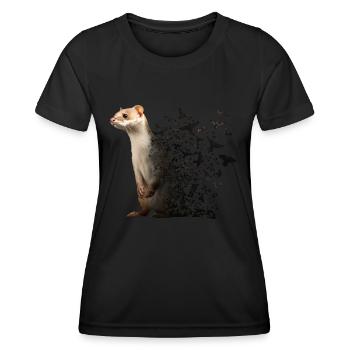 Weasel - Women's Functional T-Shirt - black - Front - AI Model Female 172 light (172cm)