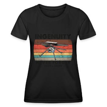 Einfallsreichtum vergiss nie - 2021 2024 - Frauen Funktions-T-Shirt - Schwarz - Vorne - AI Model Female 172 light (172cm)