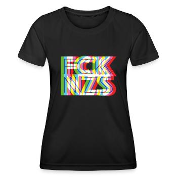 FCK NZS - T-shirt sport Femme - noir - Devant - AI Model Female 172 light (172cm)