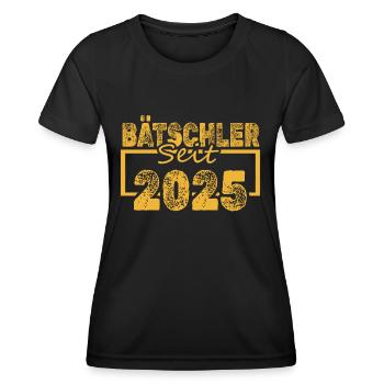 Bätscheler 2025 - Women's Functional T-Shirt - black - Front - AI Model Female 172 light (172cm)