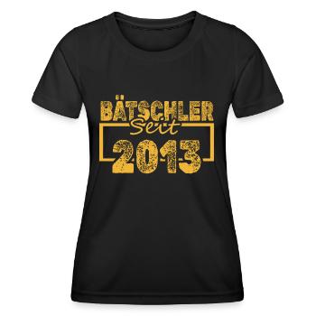 2013 - Frauen Funktions-T-Shirt - Schwarz - Vorne - AI Model Female 172 light (172cm)