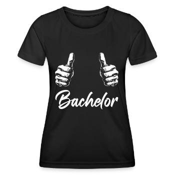 Enterrement de vie de garçon, marié, enterrement de vie - T-shirt sport Femme - noir - Devant - AI Model Female 172 light (172cm)