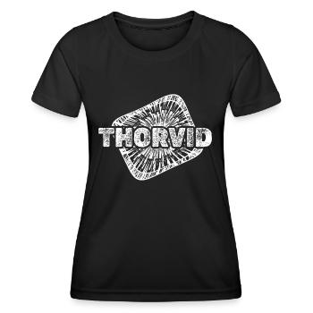 Geburt Thorvid - Frauen Funktions-T-Shirt - Schwarz - Vorne - AI Model Female 172 light (172cm)