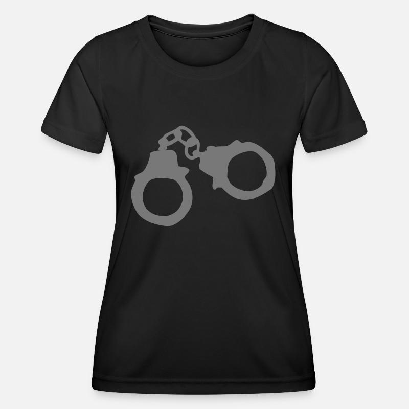 handschellen_1 - Women's Functional T-Shirt - black