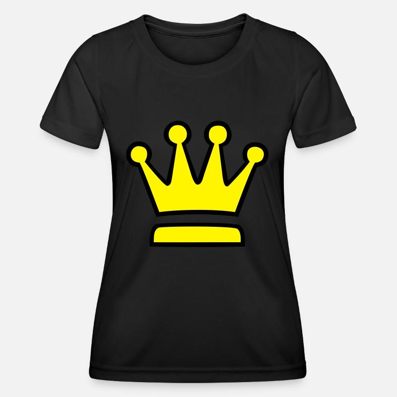 Crown (crown) 04.1 - Women's Functional T-Shirt - black