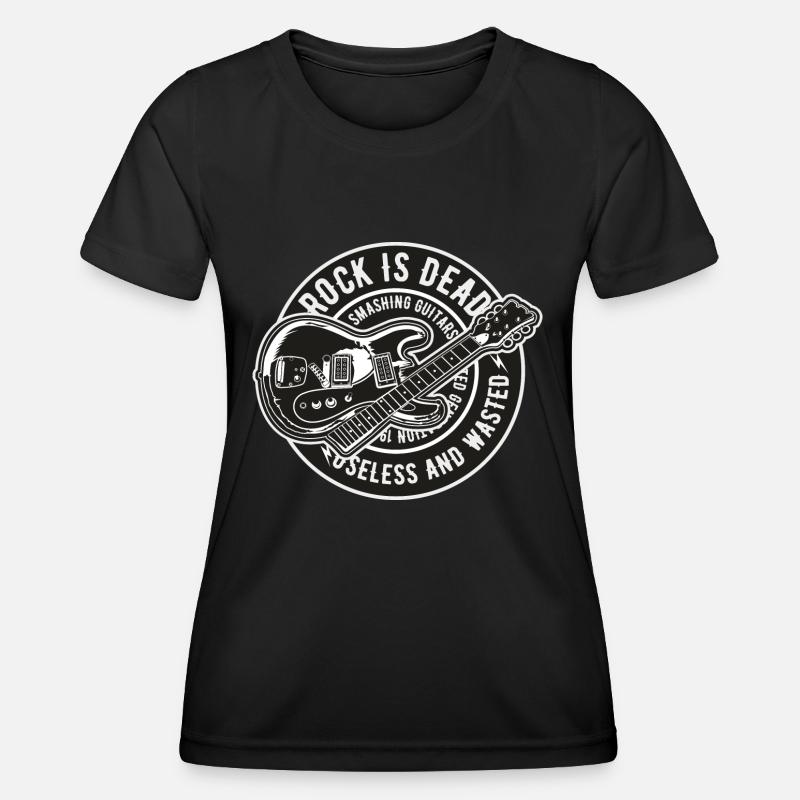 Rock Is Dead - Women's Functional T-Shirt - black