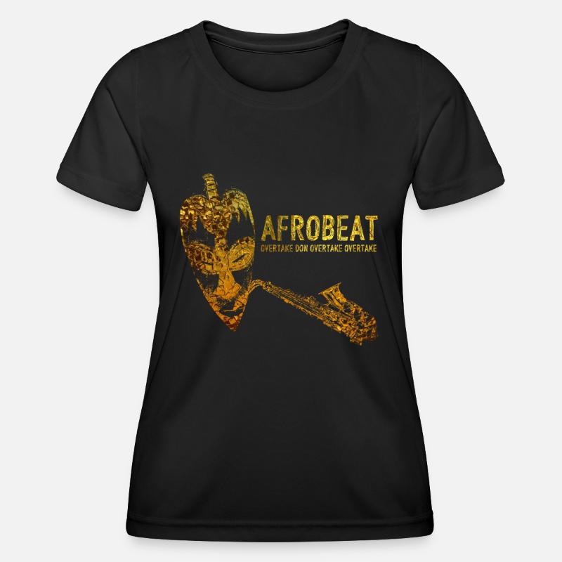 Afrobeat - Women's Functional T-Shirt - black