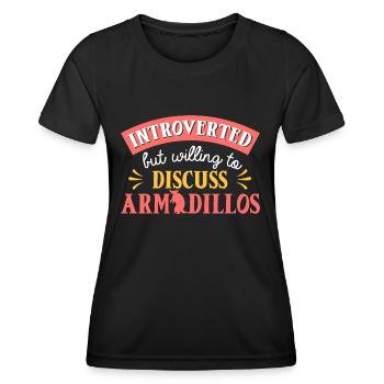 Cadeau de tatou Dicton drôle - T-shirt sport Femme - noir - Devant - AI Model Female 172 light (172cm)