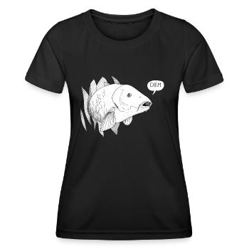 Carpe Diem - T-shirt sport Femme - noir - Devant - AI Model Female 172 light (172cm)