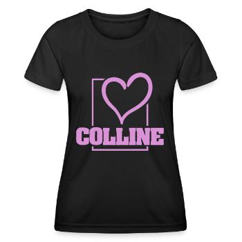 Heiraten Colline - Frauen Funktions-T-Shirt - Schwarz - Vorne - AI Model Female 172 light (172cm)