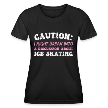 Prudence - T-shirt sport Femme - noir - Devant - AI Model Female 172 light (172cm)