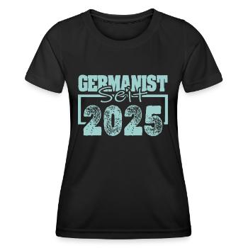 Berufung 2025 - Frauen Funktions-T-Shirt - Schwarz - Vorne - AI Model Female 172 light (172cm)
