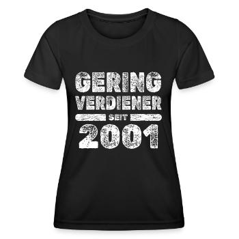 Dicton 2001 - T-shirt sport Femme - noir - Devant - AI Model Female 172 light (172cm)